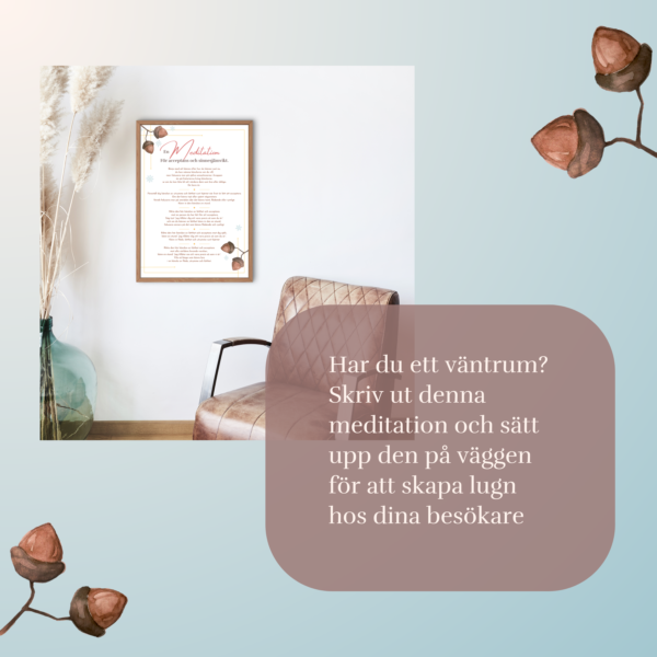 En meditation för acceptans och sinnesjämvikt - Bild 3